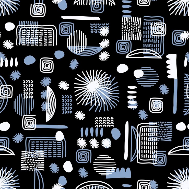Vetor fundo grunge abstrato textura geométrica de arte de traçado de pincel criativo