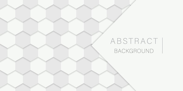 Fundo Hexagonal Branco Hexagonal Branco Futurista Padrão Digital em Branco Faixa Cinza