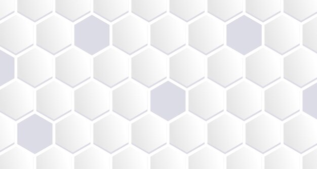 Vetor fundo hexagonal para modelo de design de banner