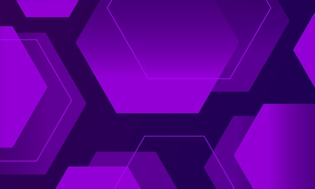 fundo hexagonal roxo abstrato