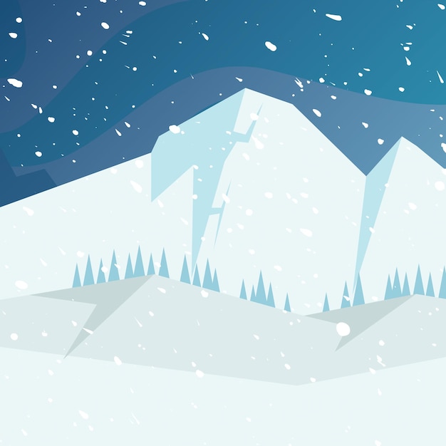 fundo inverno floresta de neve fundo