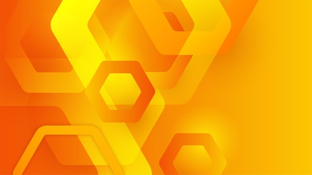 Vetor fundo laranja e amarelo mínimo abstrato com conceitos de gradiente criativos e mínimos geométricos para imagem de conceito de página de destino de banners de cartazes