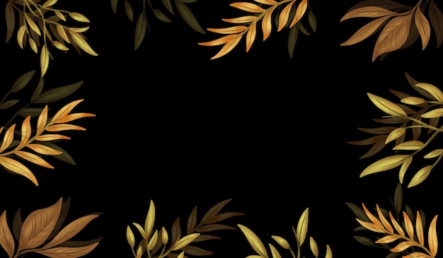 Fundo linear dourado gradiente