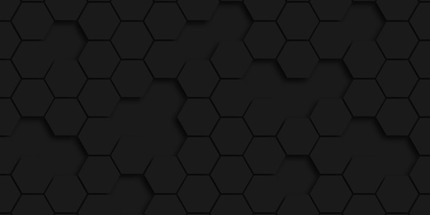 Fundo metálico abstrato hexagonal com fundo tecnológico abstrato vetorial hexagonal claro para jogos