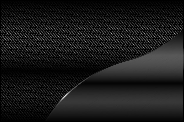 fundo metálico cinza escuro com textura de fibra de carbono preta conceito de tecnologia metálica