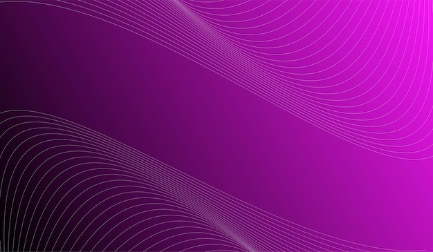 Fundo minimalista de linha de gradiente de onda