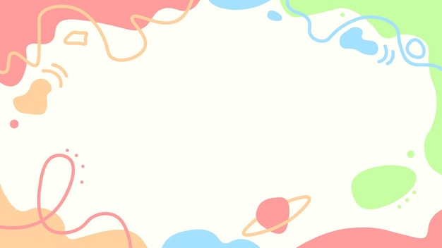 Fundo mínimo desenhado à mão