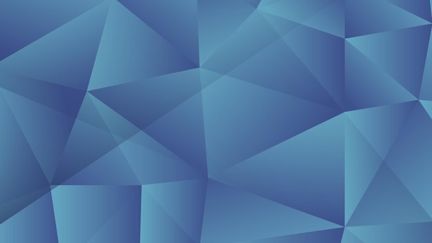 Fundo moderno abstrato com movimento de mosaico triangular e cor azul escuro luz laranja gradiente