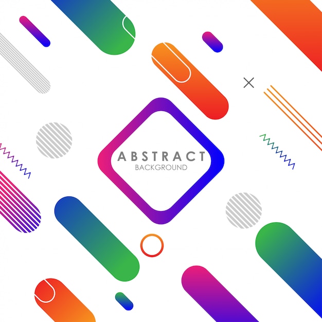 Fundo moderno com quadrado abstrato