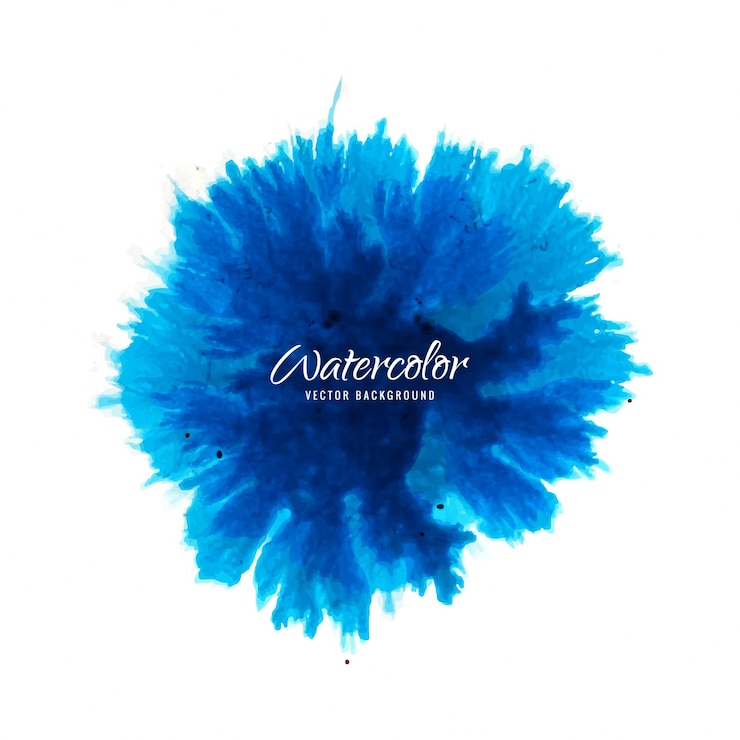 Vetor fundo moderno de aquarela