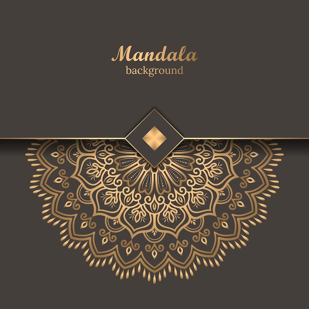 Vetor fundo moderno de mandala