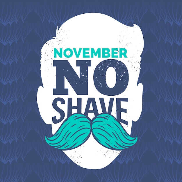 Vetor fundo movember