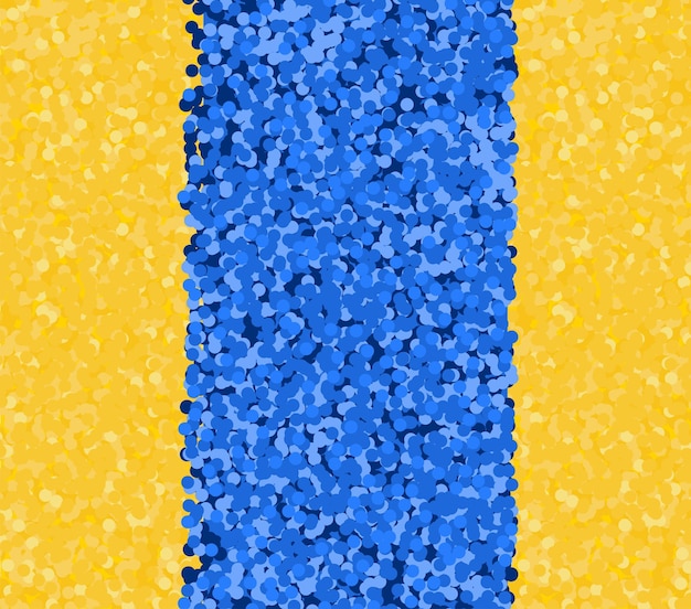 Fundo nas cores da bandeira ucraniana design de sublimação amarelo e azul para caneca ou copo liberdade