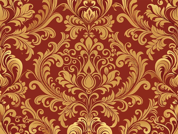 Vetor fundo ornamentado com motivos elegantes