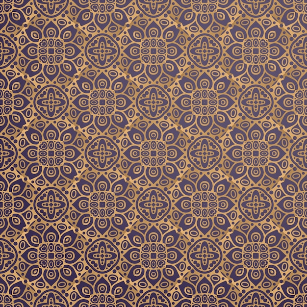 Fundo ornamental de luxo na cor ouro