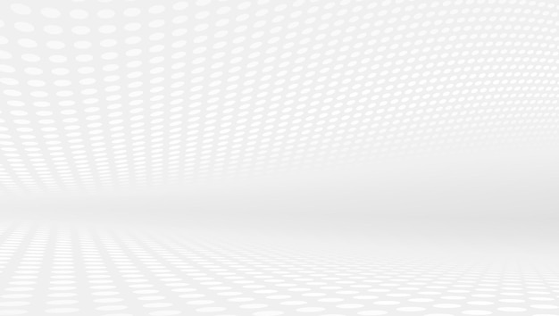 Fundo Perspectiva Abstrato Branco e Cinza 16x9