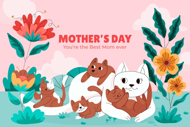 Fundo plano do Dia da Mãe