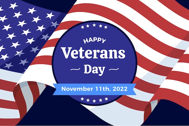Fundo plano do dia dos veteranos
