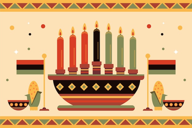 Fundo plano kwanzaa