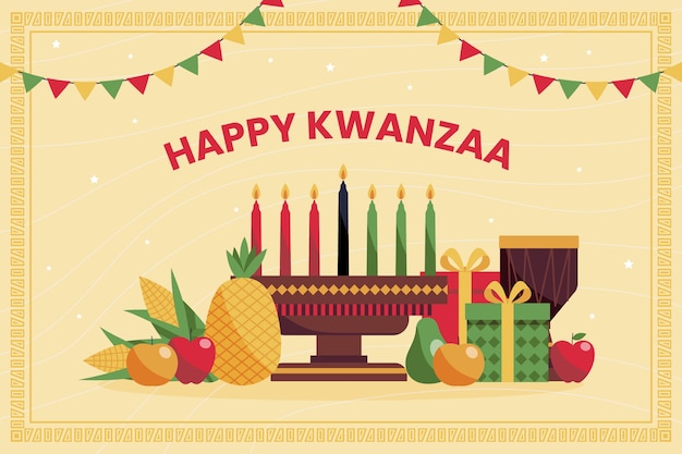 Fundo plano kwanzaa