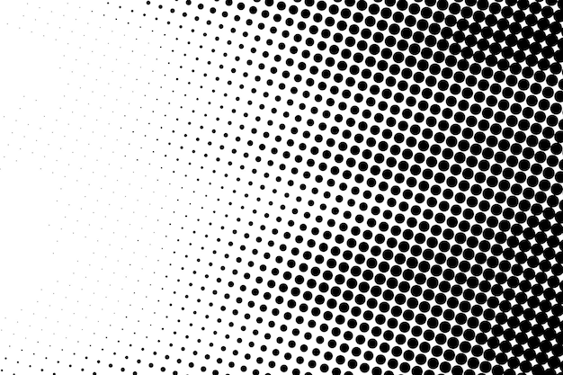 Fundo pontilhado de meio tom padrão vetorial de efeito de meio tom textura grunge