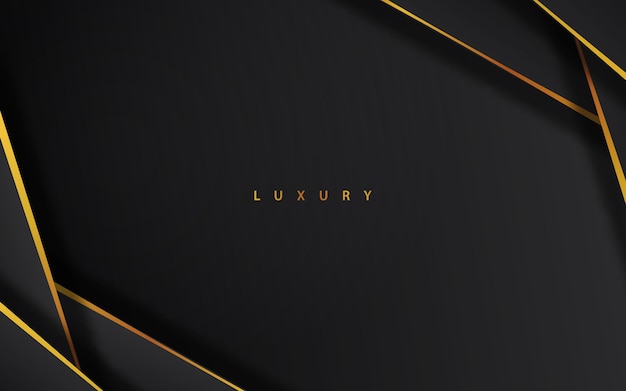 Fundo premium de luxo preto