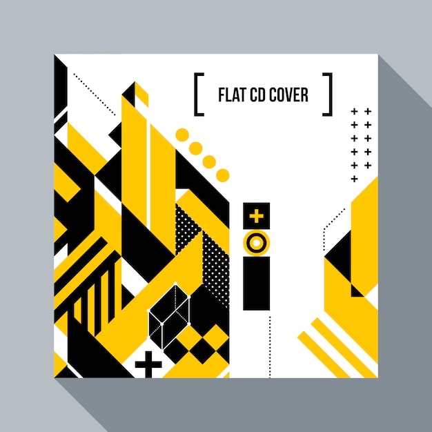 Fundo quadrado com elemento geométrico abstrato.