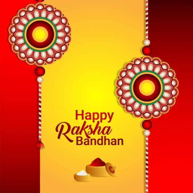 Fundo raksha bandhan feliz