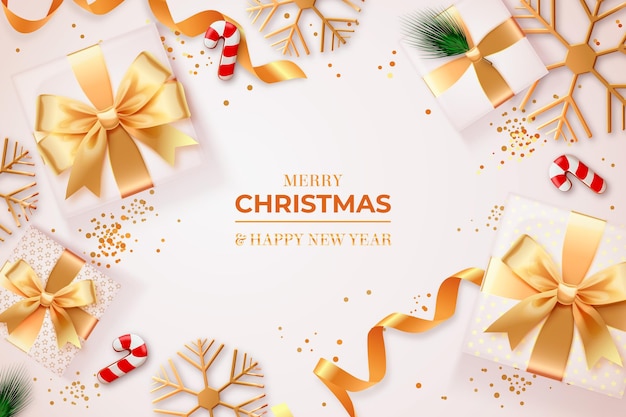 Fundo realista do Natal