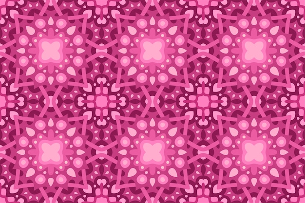 Fundo rosa bonito da web com padrão abstrato sem emenda