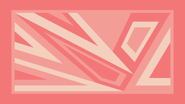 Fundo rosa de formas geométricas de combinação