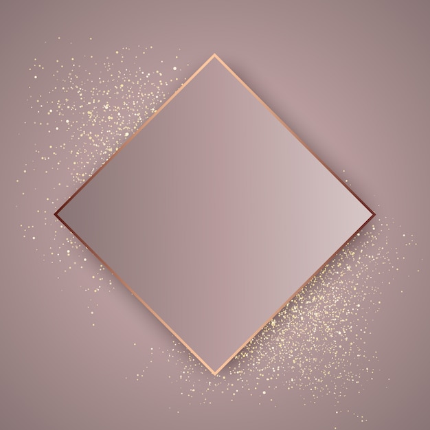 Fundo rosa glitter dourado