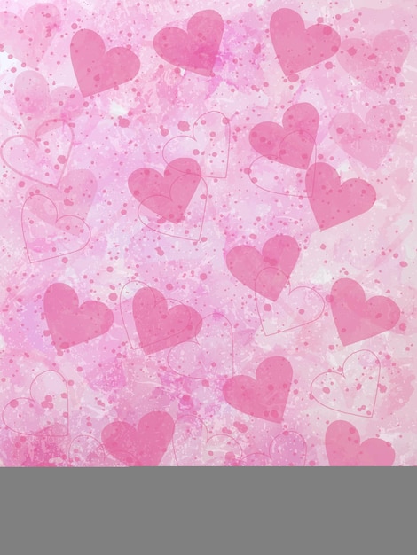 Vetor fundo rosa romântico para cartão postal ou vetor de dia dos namorados