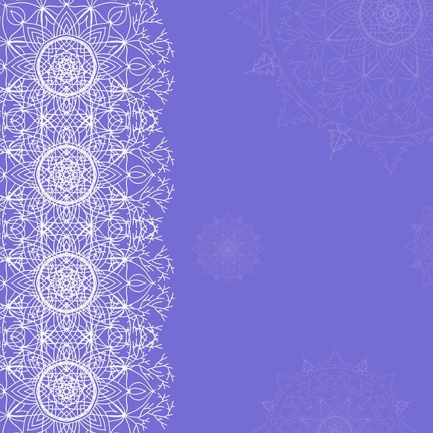 Fundo roxo com ornamento rendado Copiar espaço