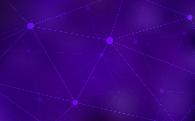 Fundo roxo escuro vector com bolhas