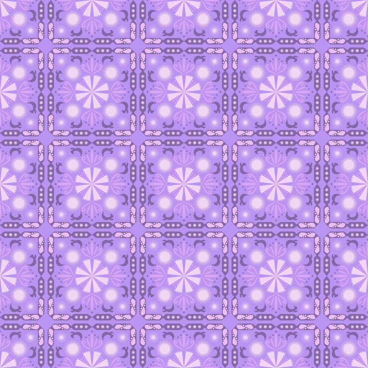 Vetor fundo sem costura jardim retrô natureza aborígenes floral damasco arte tradicional de padrões