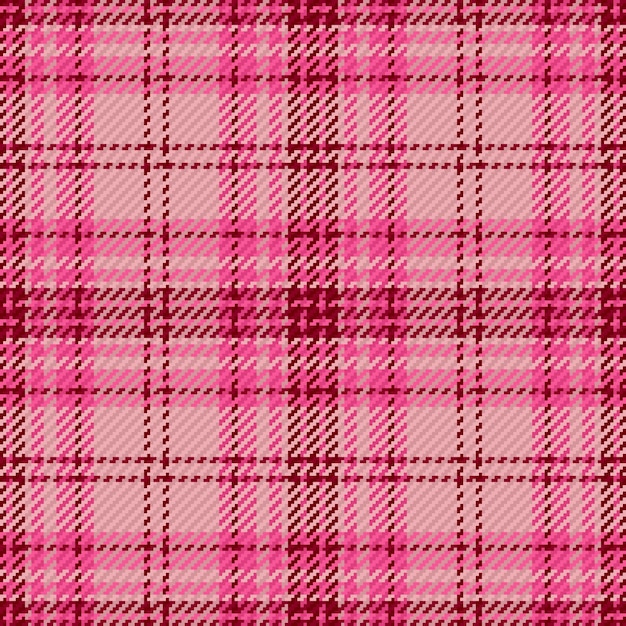 Vetor fundo sem costura padrão verifique xadrez tartan textura de tecido vector têxtil