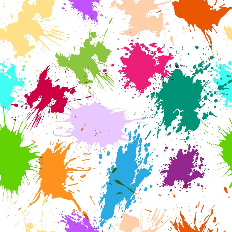 Vetor fundo sem costuras abstrato com manchas coloridas ilustração para o design de capas, cartazes e design de interiores a ideia de design de interiorexa