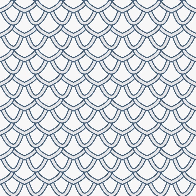Fundo sem emenda de padrão geométrico de telha Textura de cortina