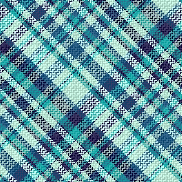 Fundo sem emenda do teste padrão da manta de tartan do inverno. ilustração vetorial