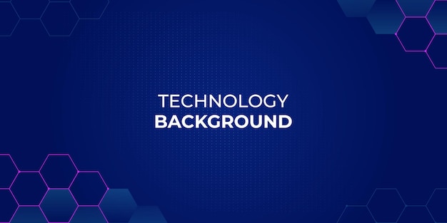 Fundo tecnológico com forma e linhas geométricas