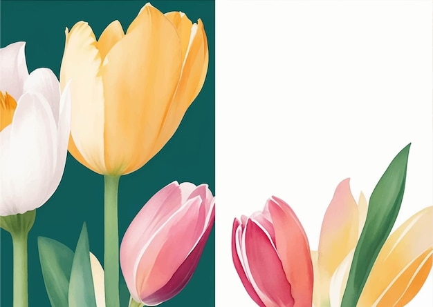 Fundo tulipa