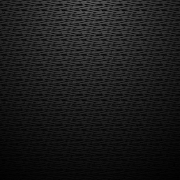 Fundo vector abstrato escuro textura de movimento ondulado preto