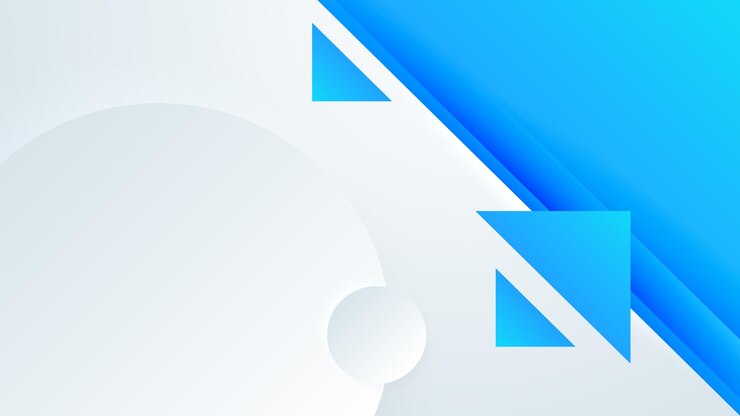 Vetor fundo vector minimalista de forma geométrica abstrato branco e azul