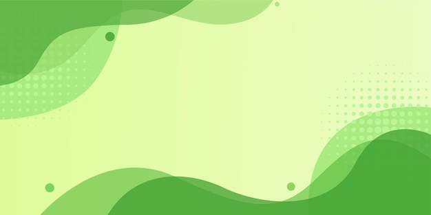 Fundo verde abstrato com curva