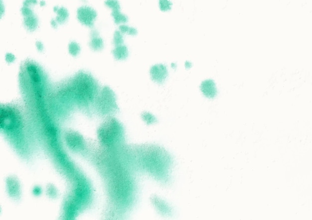 Fundo verde e branco da arte em aquarela