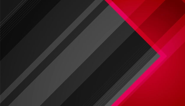 Fundo vermelho e preto abstrato simples moderno do contraste. Molde abstrato da web do fundo do teste padrão da bandeira do design gráfico do vetor.