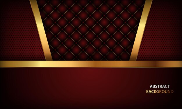 Fundo vermelho luxuoso com textura e linhas douradas