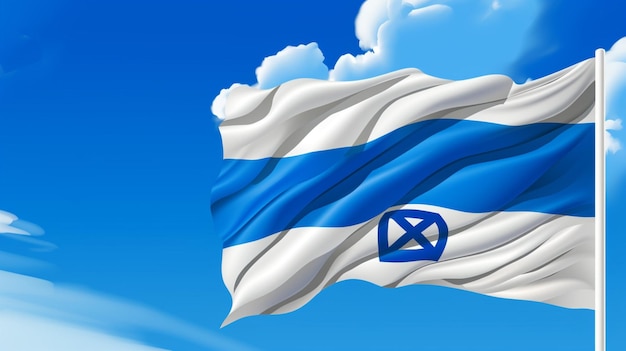 Vetor fundo vetorial da bandeira de israel