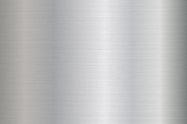 Fundo vetorial de metal prateado